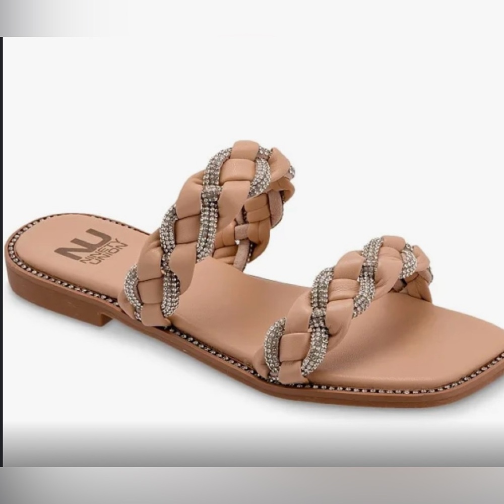 Ninety Union rhinestone embellished slide